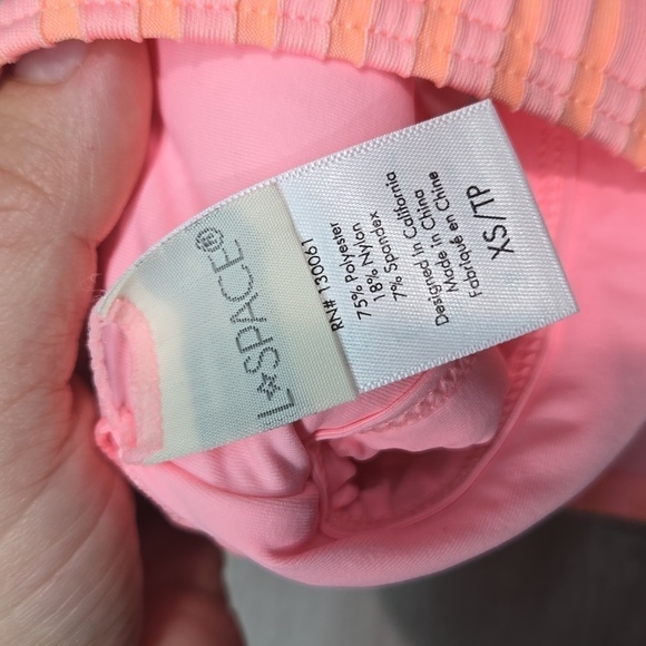 NWOT L Space Women One Shoulder strap top bikini swim sz XS - Picture 8 of 8